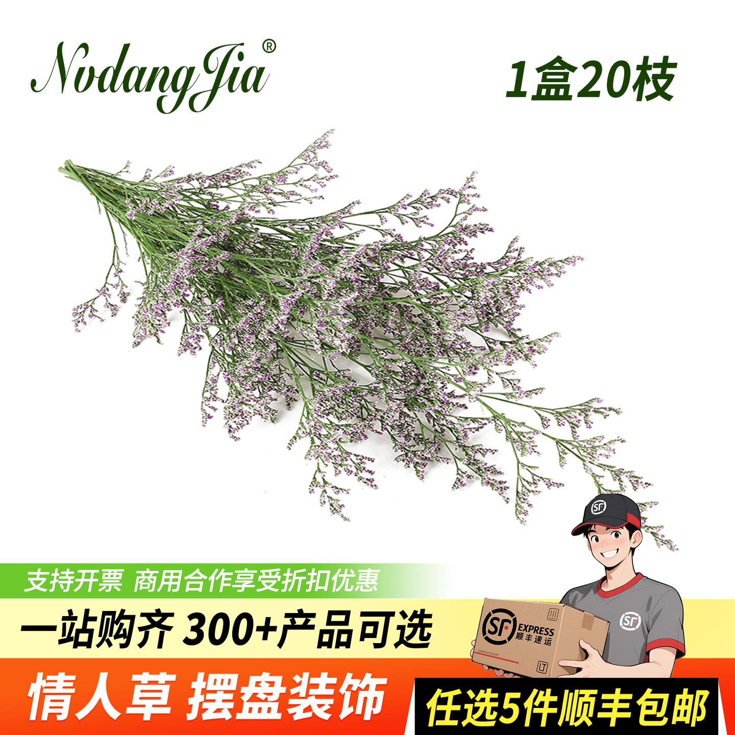 新鲜情人草 新鲜鲜花 盘饰花20支 西餐酒店日料摆盘装饰点缀鲜花,水产肉类/新鲜蔬果/熟食,其它,淘宝优惠券,粉丝福利购,淘宝优惠卷