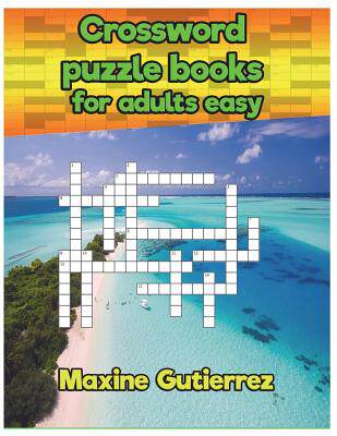 【预售】crossword puzzle books for adults easy relaxing puzzles