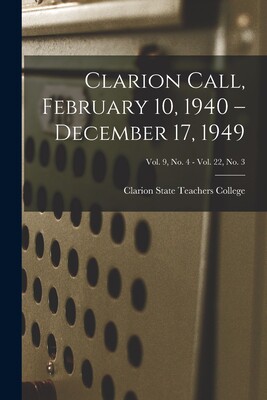 【预售】clarion call, february 10, 1940 - december 17, 1949; vol