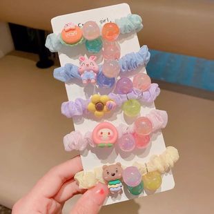 儿童头绳流行发圈女童扎头发绳绳发饰小女孩可爱弹性好橡皮筋 韩版