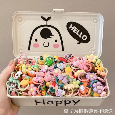 儿童发饰小橡皮筋不伤发小号宝宝扎头发皮筋婴儿头绳头饰发绳发圈