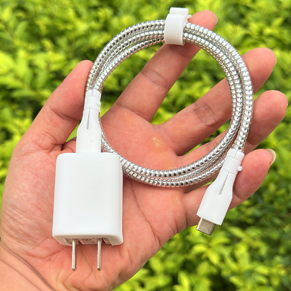 适用苹果17 15 iPhone16 pro Mophie 30W充电器数据线保护套绕绳