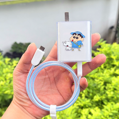 适用i小米11pro 11Ultra黑鲨3 3S 3pro数据线保护套67W充电器绕绳