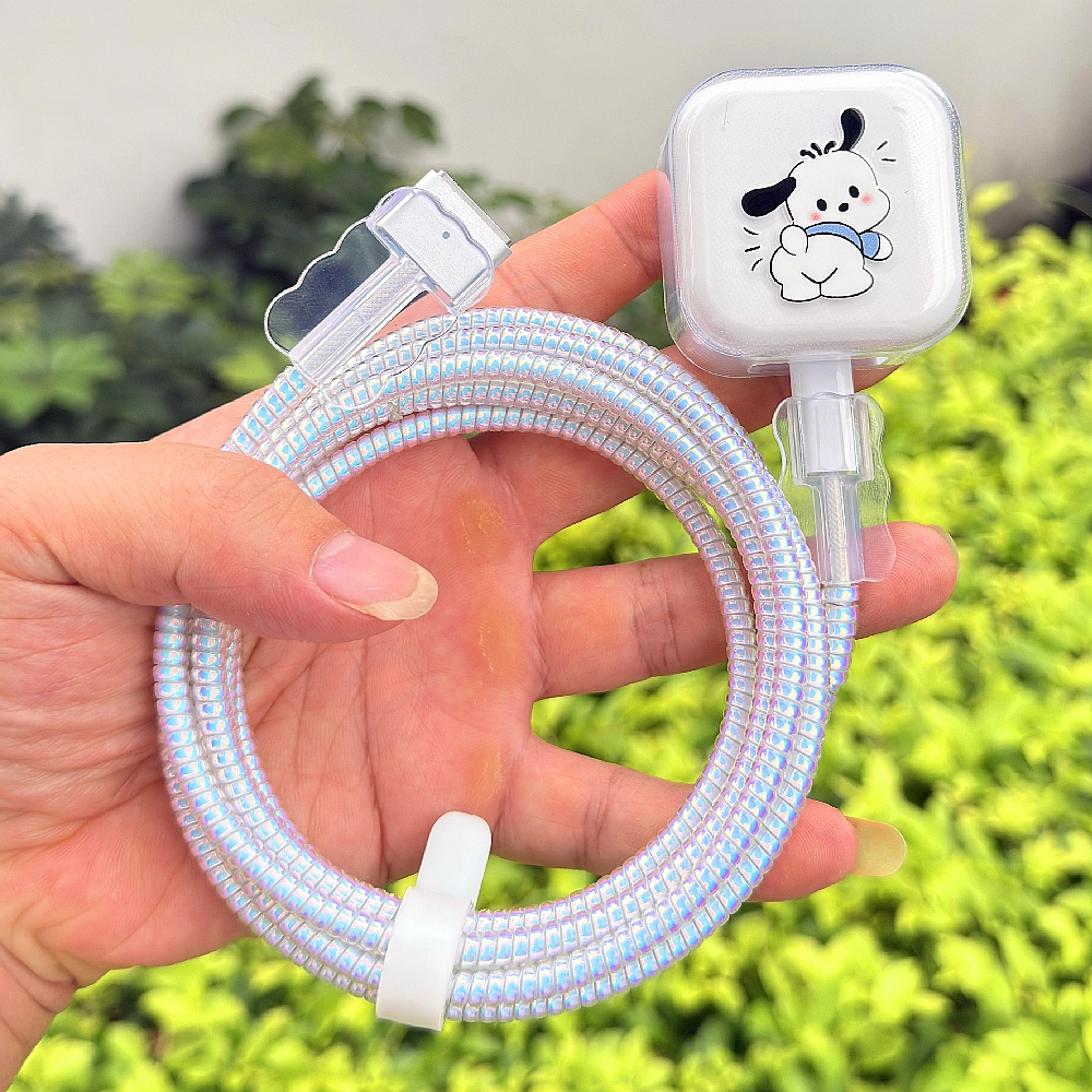 适用苹果MacBook Air M5 40W笔记本M4 30W 35W充电器数据线保护套