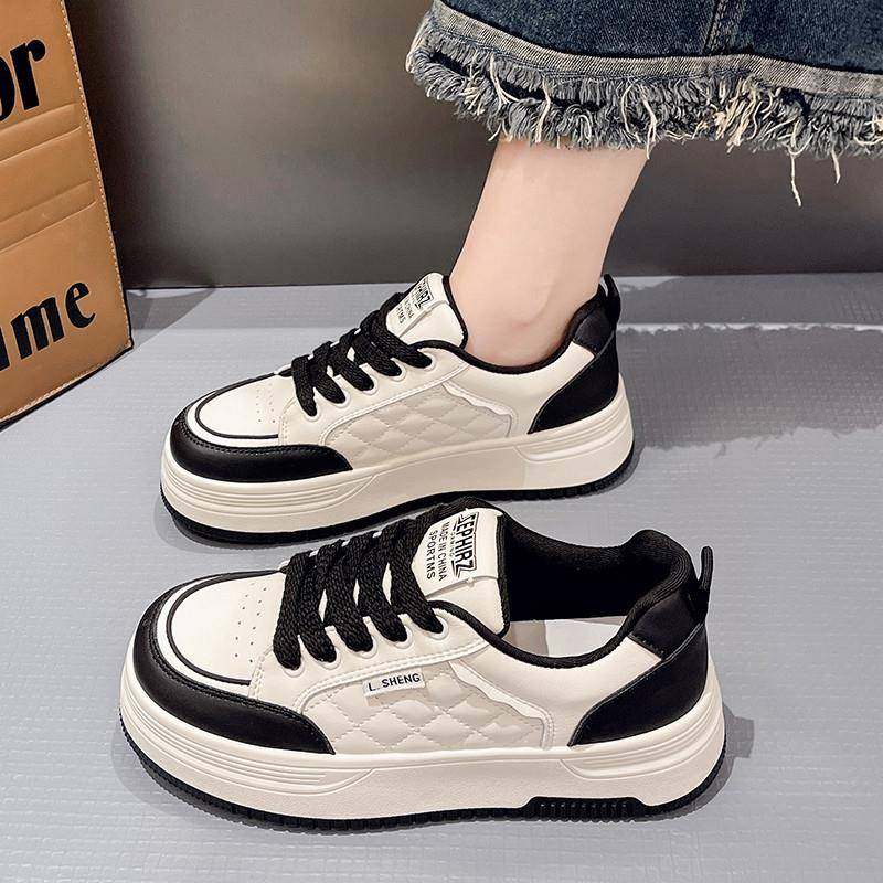 厚底小白鞋2026季新款时尚百搭轻便松糕休闲运动板0119k,女鞋,时尚休闲鞋,淘宝优惠券,粉丝福利购,淘宝优惠卷
