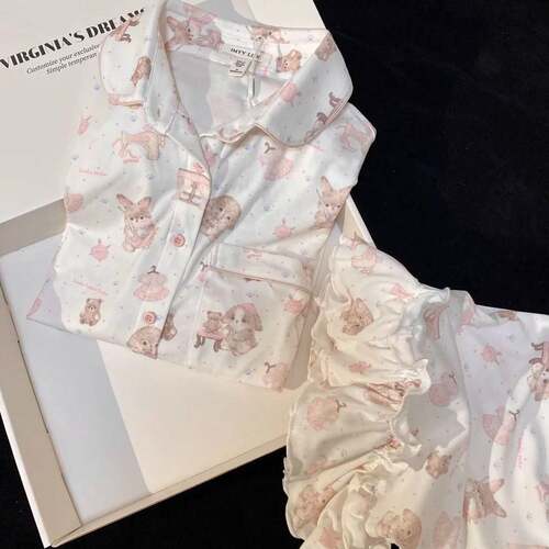 长袖睡衣女秋款高级感少感纯欲风长裤家居服套装可外穿0917e