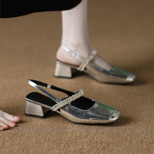 包头凉鞋女夏外穿2026新款时尚高级感巨好看绝美夏天凉单鞋0312r