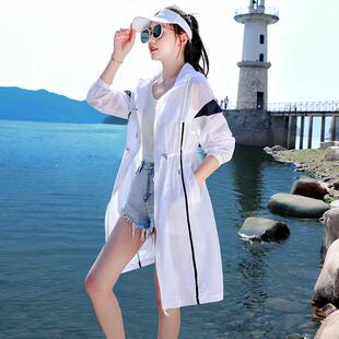 仙女洋气轻薄透气长袖 2026新款 防晒服开0325e 防晒衣女夏季 中长款
