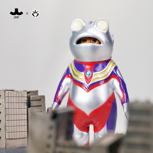 现货 JXK 偶蛙×蛙特曼 OW03 静态动物模型 GK 手办摆件