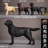 现货1/12拉布拉多警犬手办