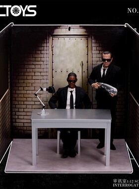 接单 PCTOYS 1/12 小丑蝙蝠对峙场景桌椅套装 适合6寸人偶 PC006