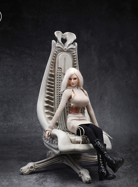 现货 MMMTOYS 1/6 异形骷髅桌椅 M2406 场景地台 搭配12寸兵人偶