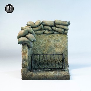 接单 MMMTOYS 沙垒哨点 M2601场景地台 适配12寸可动兵人