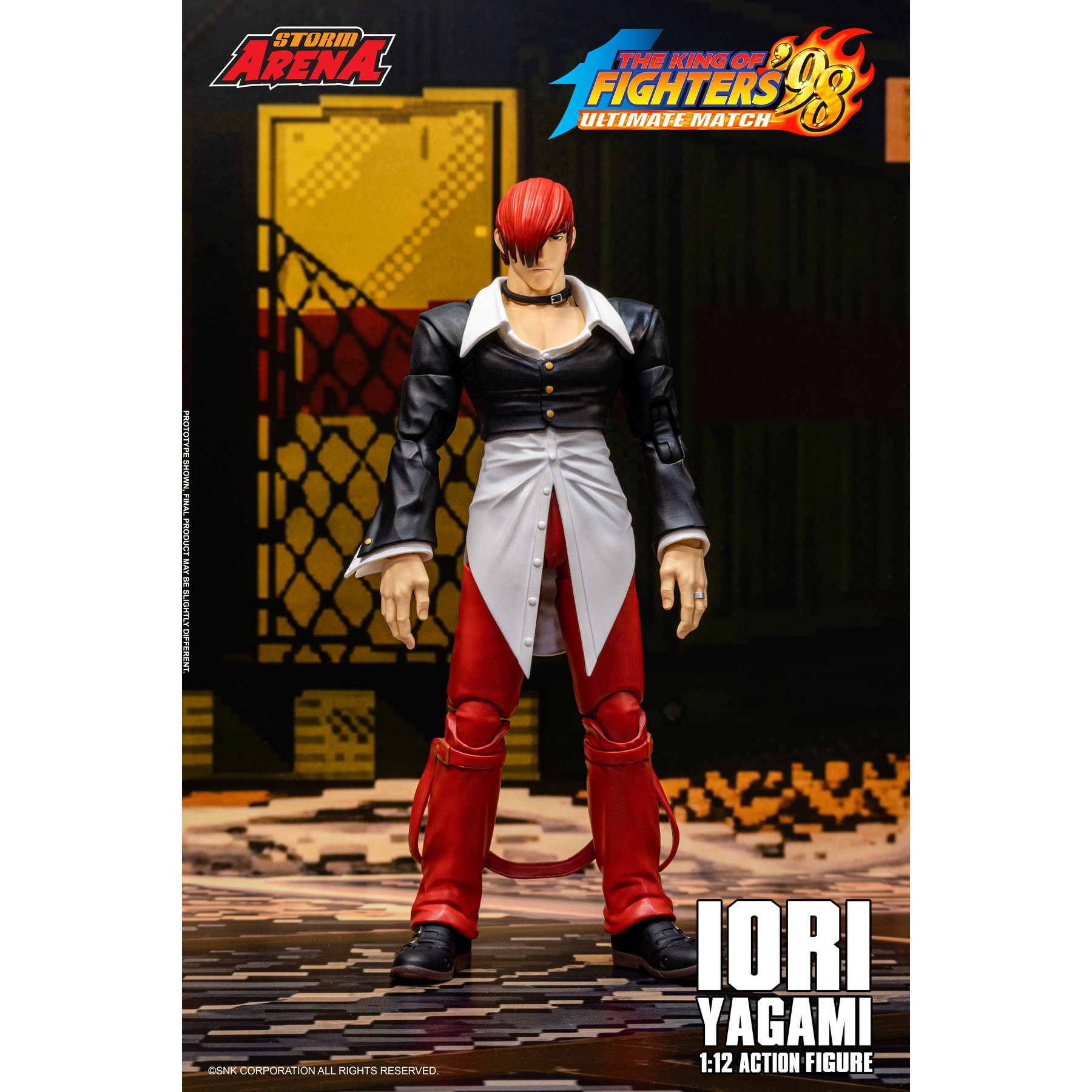 接单 Storm Collectibles 1/12 KOF 拳皇98UM 八神庵 可动人偶