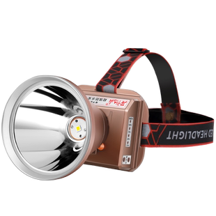 户外强光超亮充电远射头灯头戴式大功率黄光led锂电筒钓鱼灯疝气