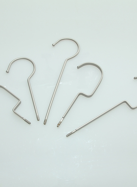 衣架钩子服装店衣橱衣架裤架专用加长钩成人实木衣架配件黑色金色