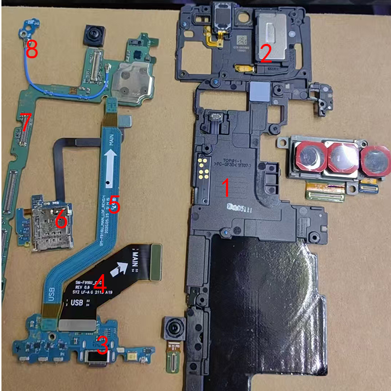 创恒易排线适用于三星Fold2信号排线F9160 W2021扬声器无线充听筒