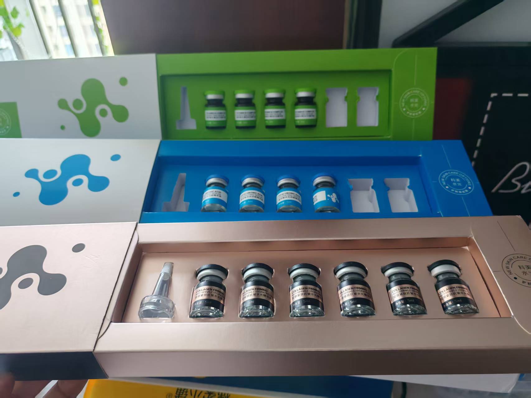 思肤泉SPRFUQA胶原紧致抗皱水光精华液5ml*6支提拉 美容院正品