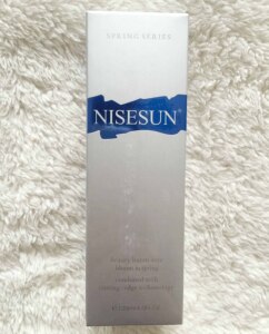 妮丝阳光NISESUN樱花润颜洁面乳120ml锁水洗面奶深层包邮专柜正品