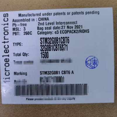 原装 假一赔十 STM32G0B1CBT6 32G0B1CBT6 LQFP-48 单片机芯片