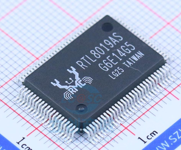 原装 假一赔十 RTL8019AS-LF_R RTL8019 QFP-100 以太网卡芯片IC