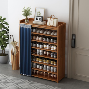 落地式多层鞋架家用门口大容量运动鞋高跟鞋防尘收纳柜