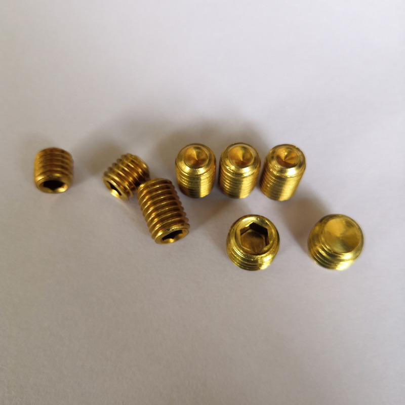 黄铜环保内六角机米螺丝现货