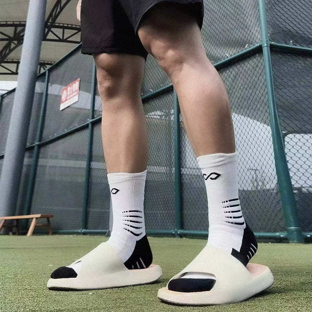 成人中筒袜毛巾底足球袜