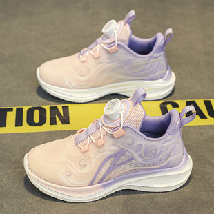 2025新款超轻运动跑步鞋女大童小码轻便减震跑鞋女童初中学生纽扣