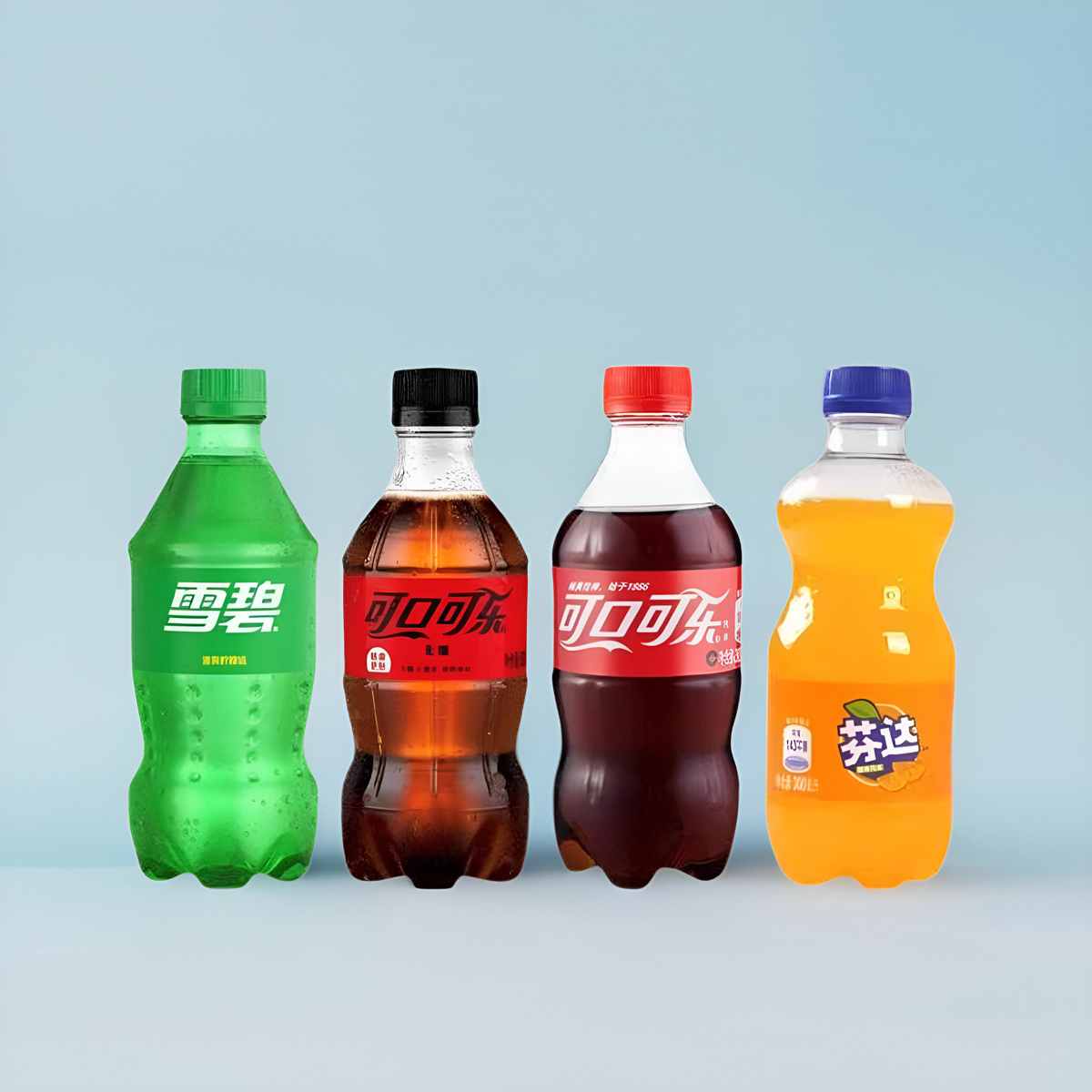 300ml*6瓶可口可乐小瓶装雪碧芬达零度可乐小瓶碳酸饮料迷你汽水