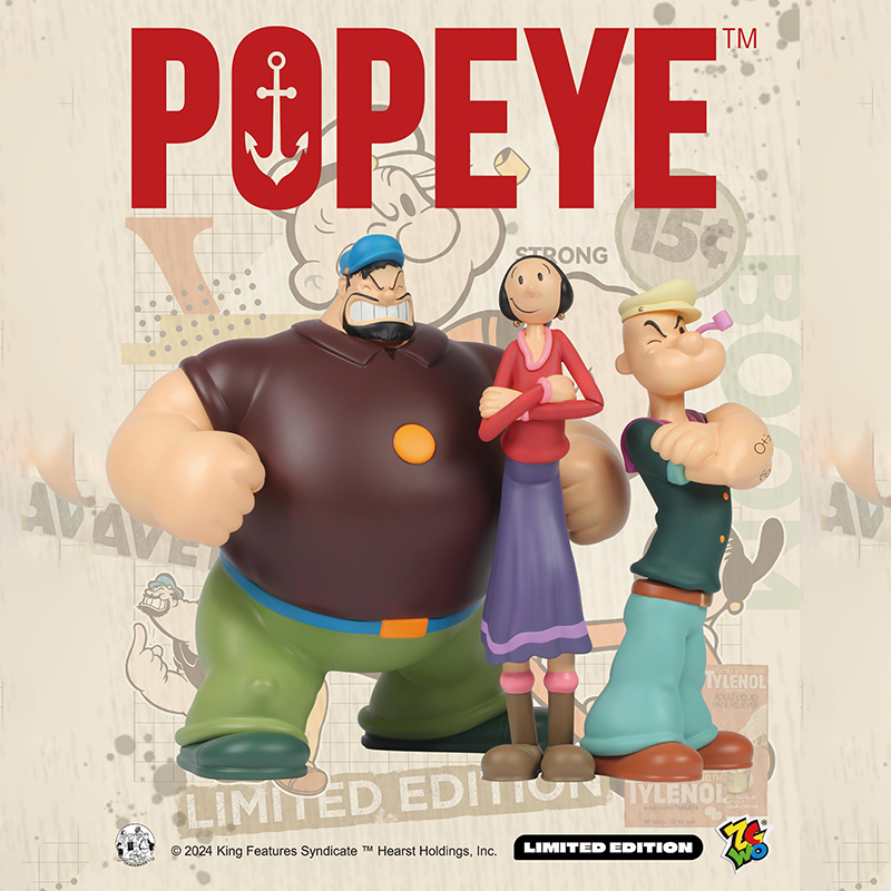 愚者乐园大力水手潮玩手表礼物