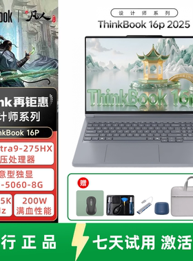 Lenovo/联想 ThinkPad ThinkBook 16P笔记本电脑轻薄办公图形5060