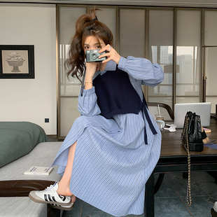 绝美连衣裙女长袖 两件套装 新款 K188 L699 P135 2C112 2024年春秋季