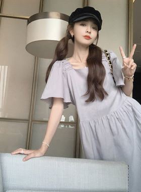 飞飞袖飘逸透气连衣裙（含买家秀）-p115-k168