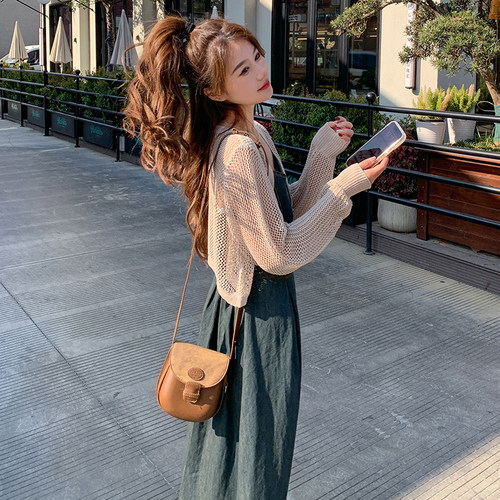 现货2024春夏新款连衣裙网纱吊带牛仔裙1C086-606-P115-K168