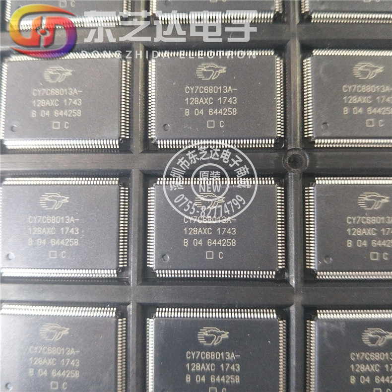 CY7C68013A-128AXC QFP128原装正品USB微控制器高速USB外设控制器