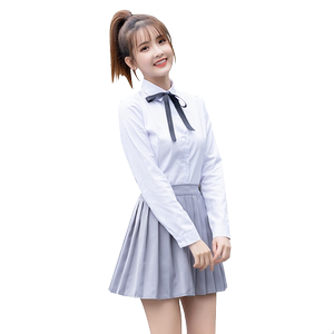 网红系班服韩版毕业裙子学生装