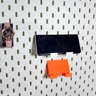 适用宜家SKADIS斯考迪斯宜家洞洞板配件苹果华为小米智能手机收纳