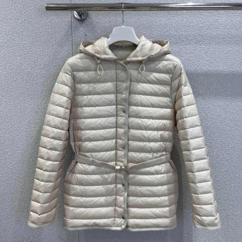 轻暖百搭秋冬女装短款收腰束腰羽绒服