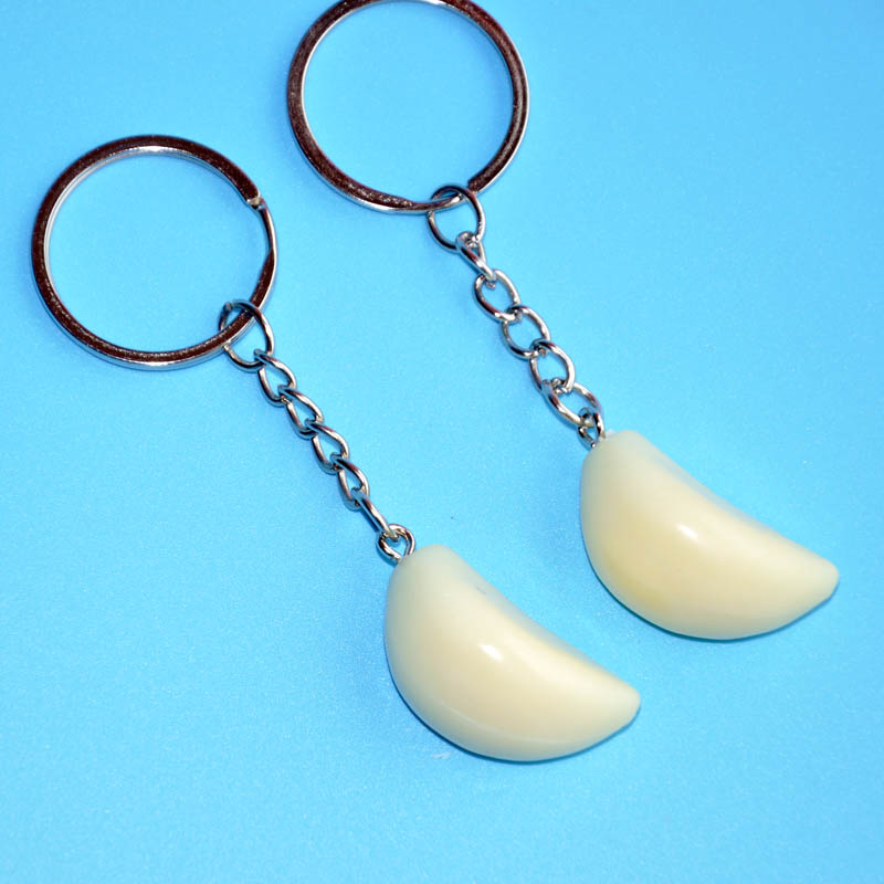 仿真食玩红辣椒大蒜瓣挂件钥匙扣