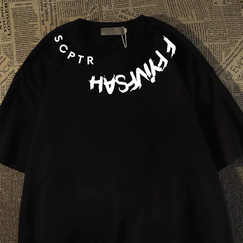 高克数重磅美式高街短袖男女半袖夏季潮牌纯棉情侣款t恤体恤上衣