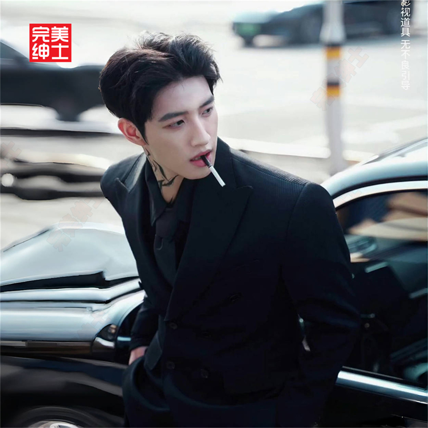 双排扣戗驳领西装男款高级感胖子穿大码结婚礼服男士西服套装高档