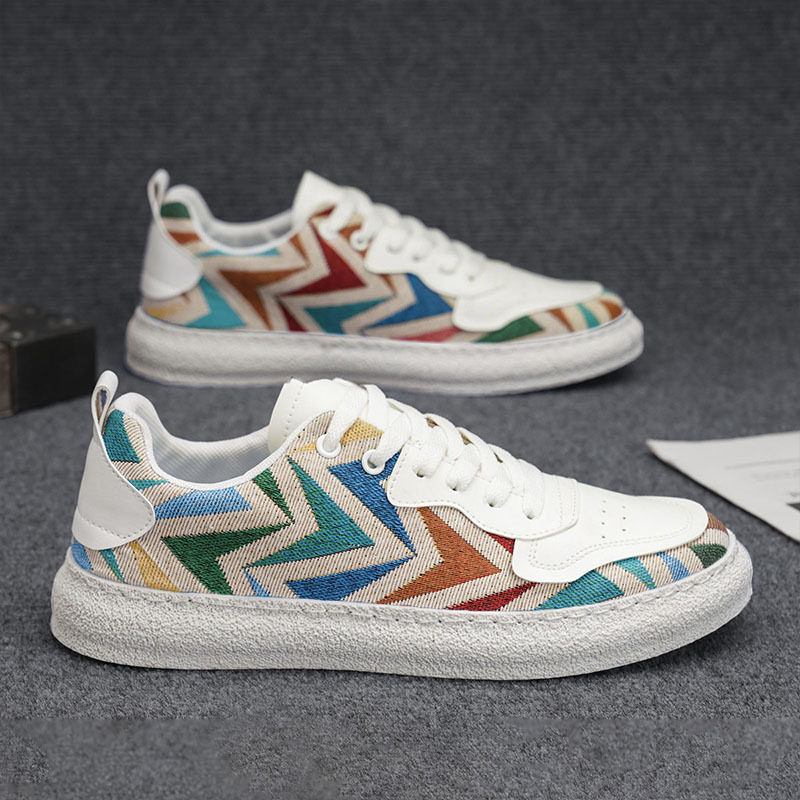 男鞋夏季新款帆布一脚蹬透气布鞋青少年户外运动休闲百搭板鞋