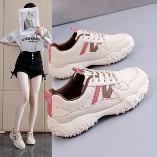 2025秋季新款软底软面休闲复古运动鞋浅口时尚潮流板鞋女鞋299-1