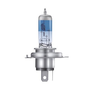 欧司朗炫蓝车灯H1H4H7H9H11汽车激光大灯泡高亮卤素远近光雾灯泡