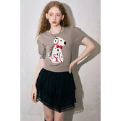 牛仔裤 DIDDIMODA针织短袖 一字肩卫衣