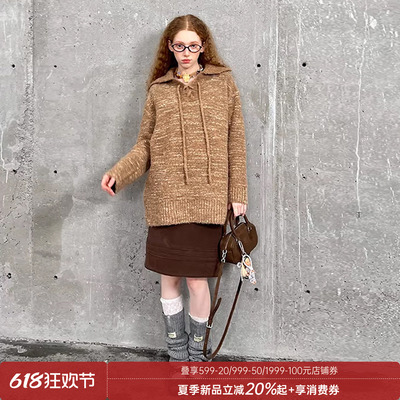 DIDDIMODA 系带毛衣/翻领毛衣/半裙