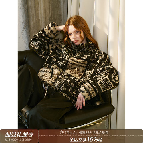 DIDDIMODA摇粒绒短外套夹克