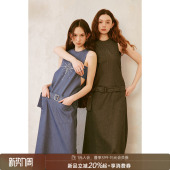 MODA连衣裙定制撒银亮闪面料修身 DIDDI 挂脖长裙 清仓特惠