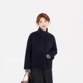 HEART 2025冬季 新品 REST 小立领短款 双面羊毛大衣